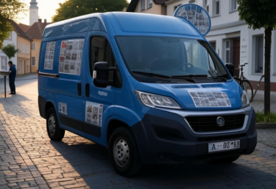 Zeitungsauslieferung Video